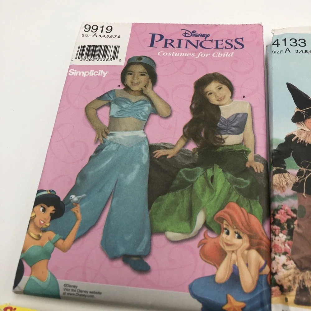 Simplicity Halloween Costume Patterns Princess Wizard Of Oz‎ Ninja Scream Wizard